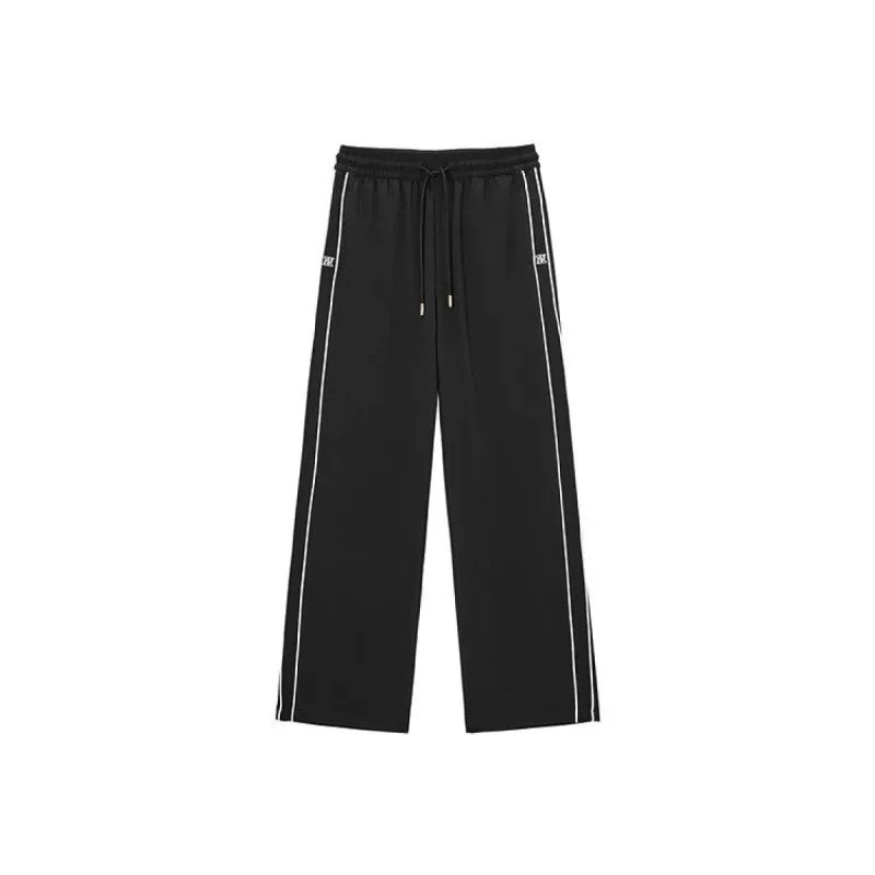 Women's Straight-leg Drawstring Pants sold by PEACEBIRD
