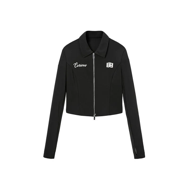 Women's Crop TopExtra-long Sleeve Knitted Jacket sold by PEACEBIRD