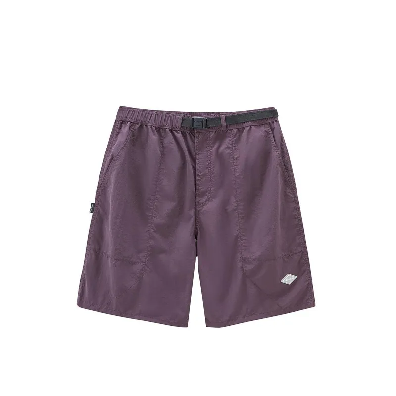 Men's Purple Casual Shorts sold by PEACEBIRD