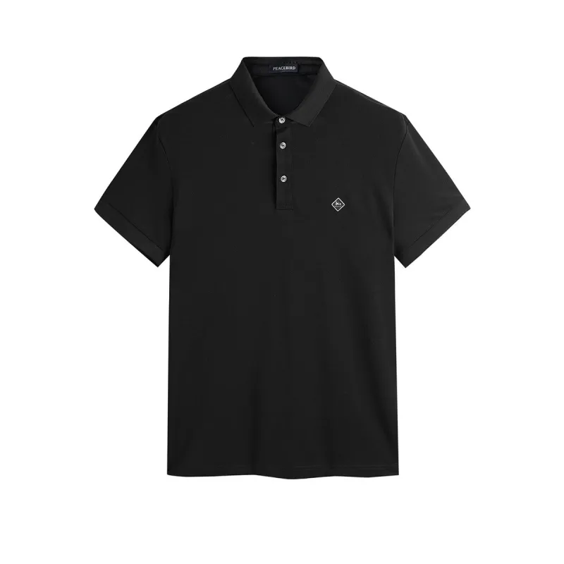 Men's Slim Fit Short Sleeve Polo sold by PEACEBIRD