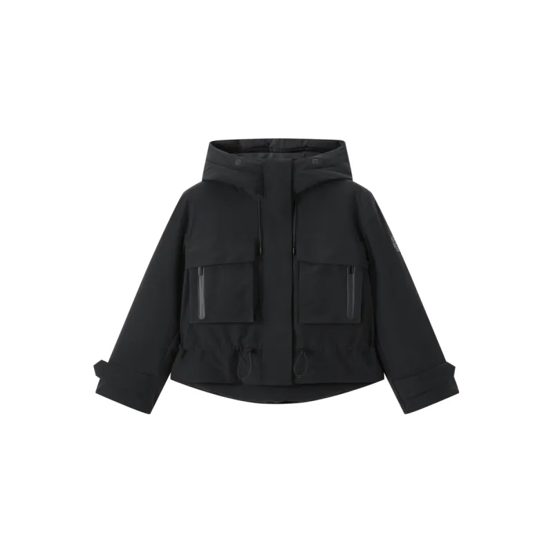 Women's Drawstring Waist Waterproof Puffer Jacket sold by PEACEBIRD