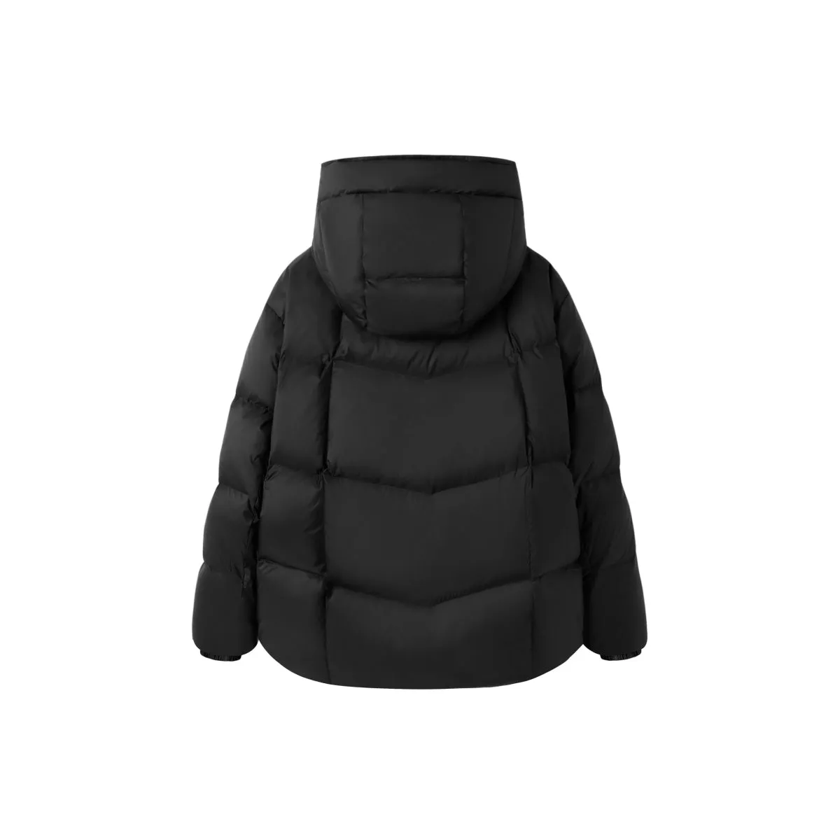 Women's Drawstring Hood Warm Puffer Jacket sold by PEACEBIRD product image thumbnail 3
