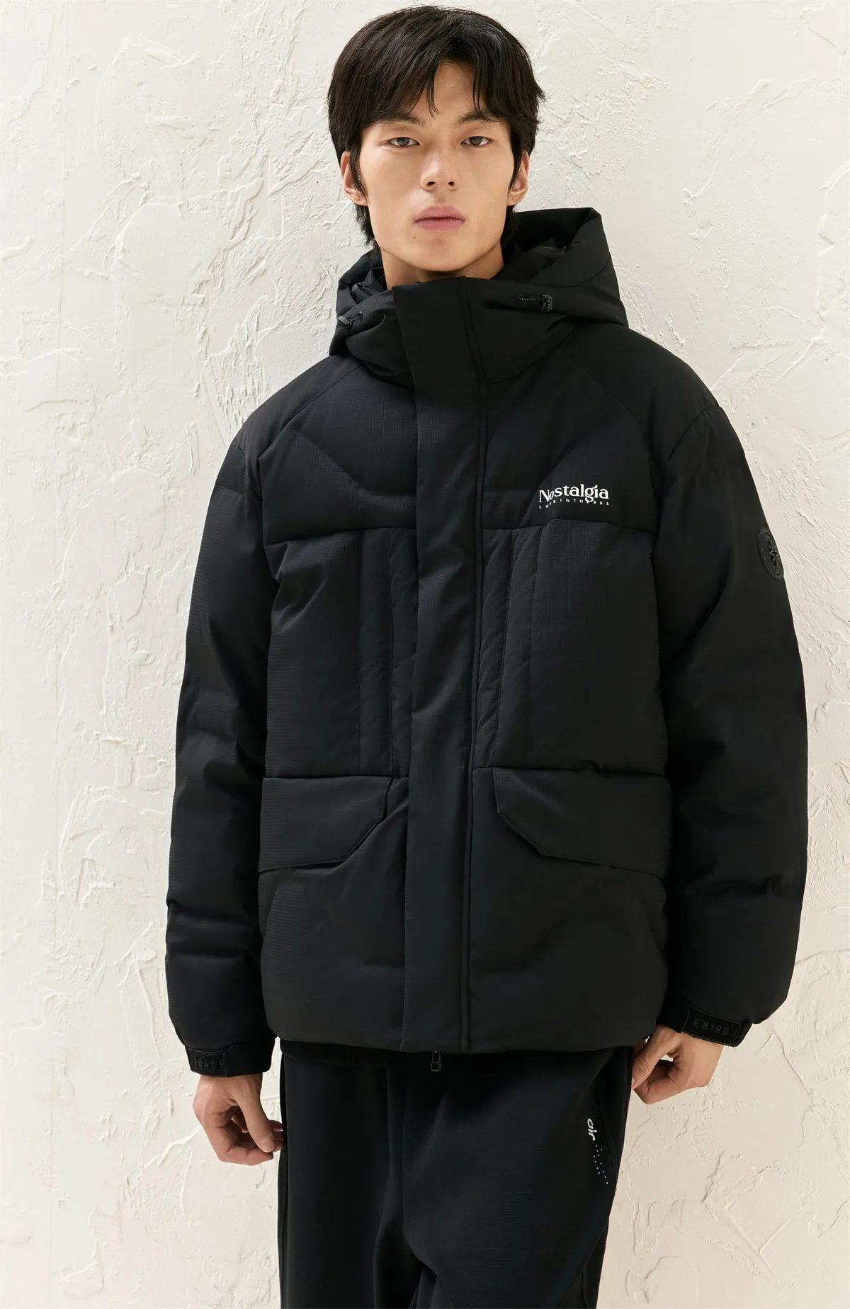 Men's Waterproof Cargo Puffer Jacket sold by PEACEBIRD product image thumbnail 2