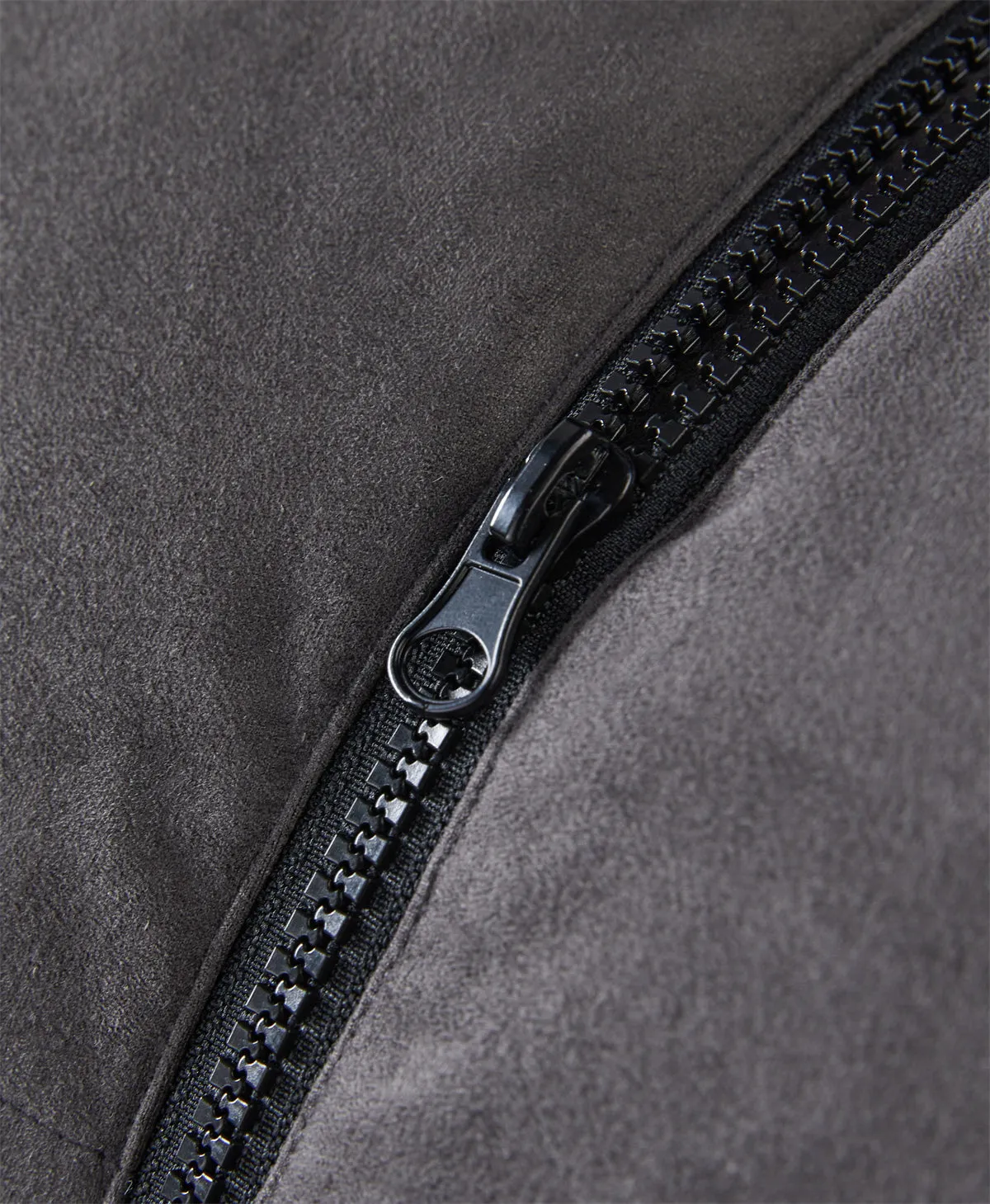 Men's Embroidery Faux Suede Puffer Jacket sold by PEACEBIRD product image thumbnail 5