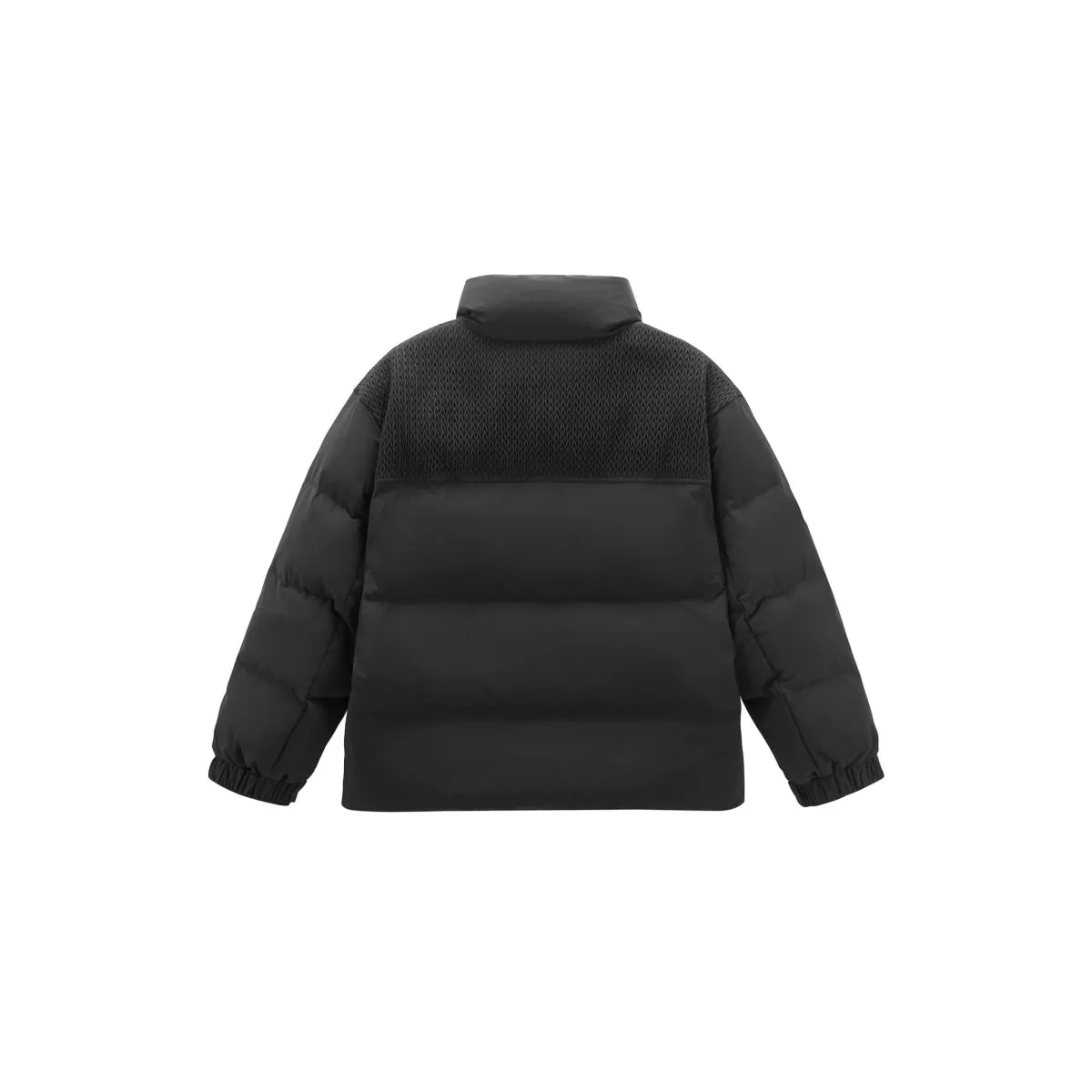 Men's Spliced Textured Puffer Jacket sold by PEACEBIRD product image thumbnail 3