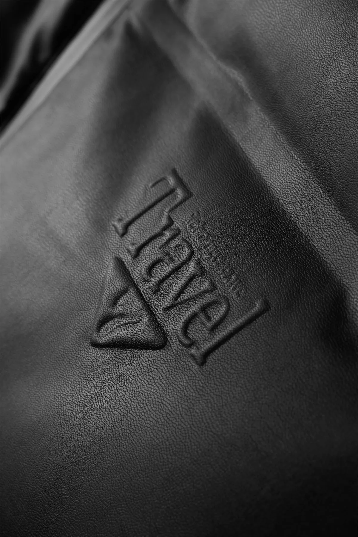 Men's Embossing PU Puffer Jacket sold by PEACEBIRD product image thumbnail 5