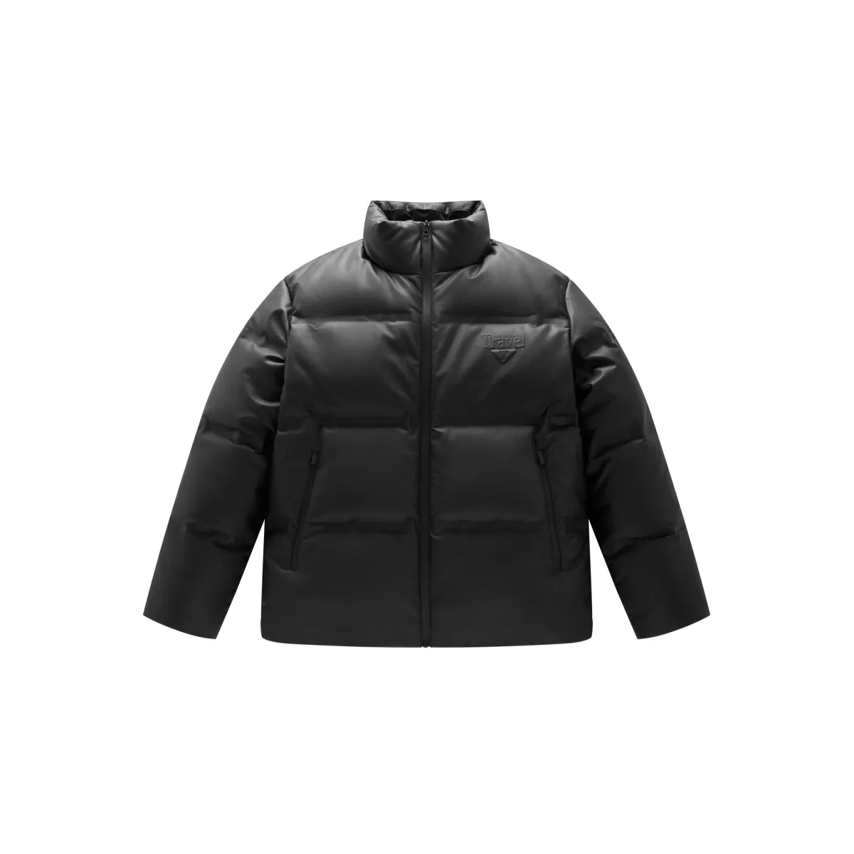 Men's Embossing PU Puffer Jacket sold by PEACEBIRD
