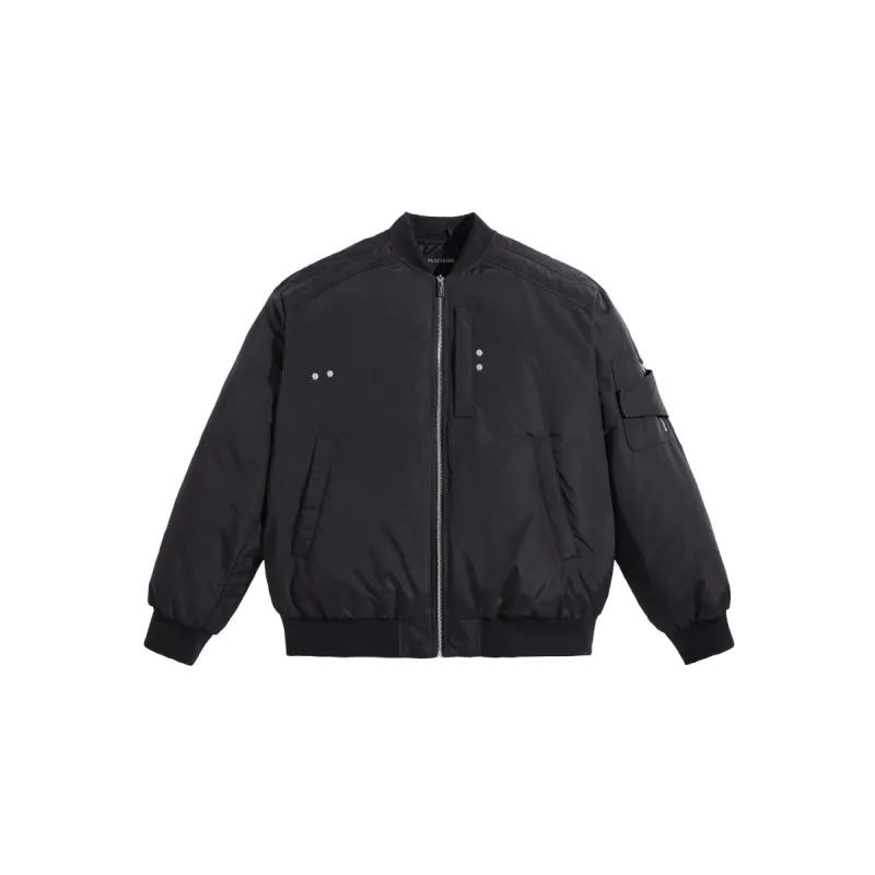 Men's Down Bomber Jacket sold by PEACEBIRD