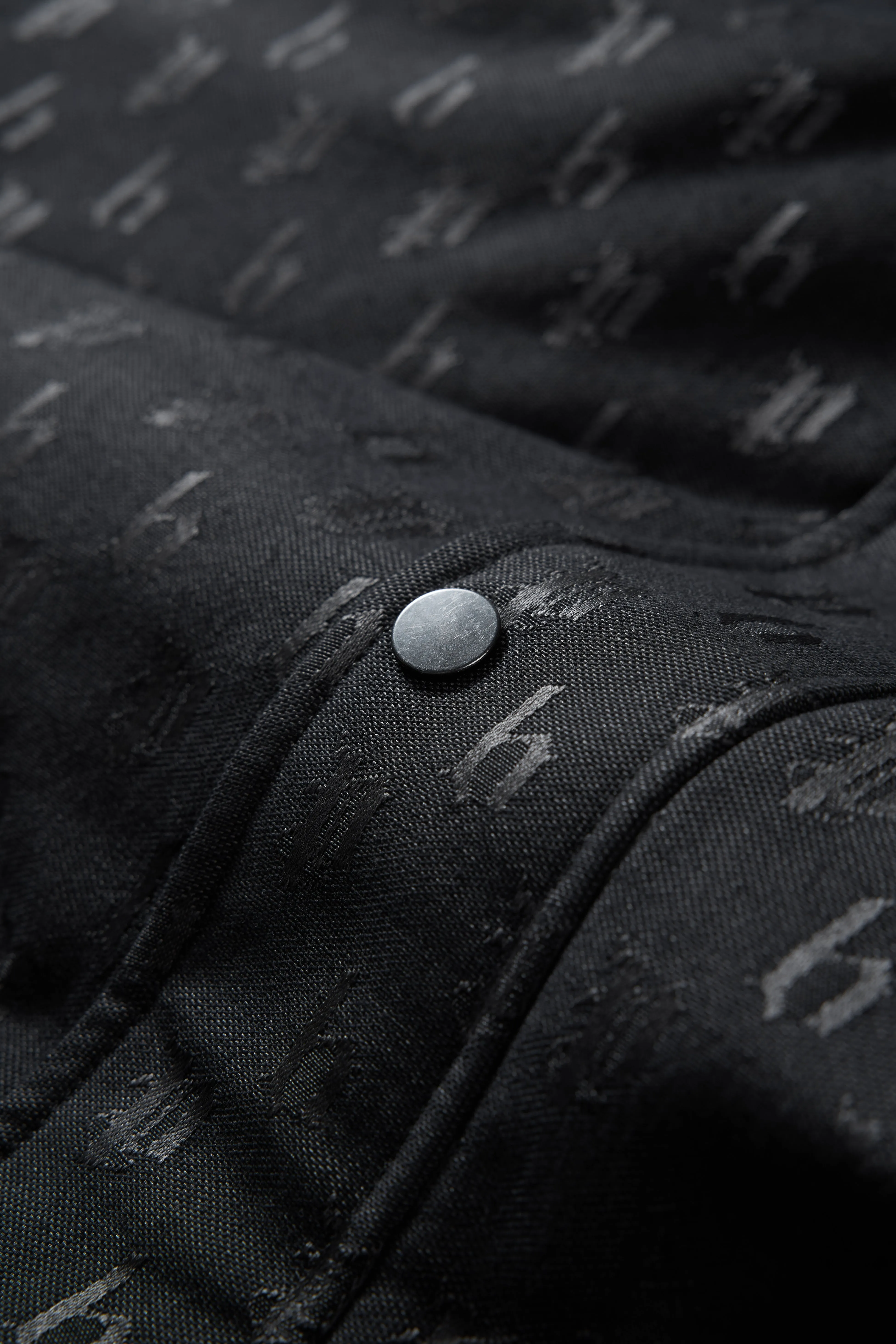 Men's Vintage Letter Jacquard Puffer Jacket sold by PEACEBIRD product image thumbnail 5