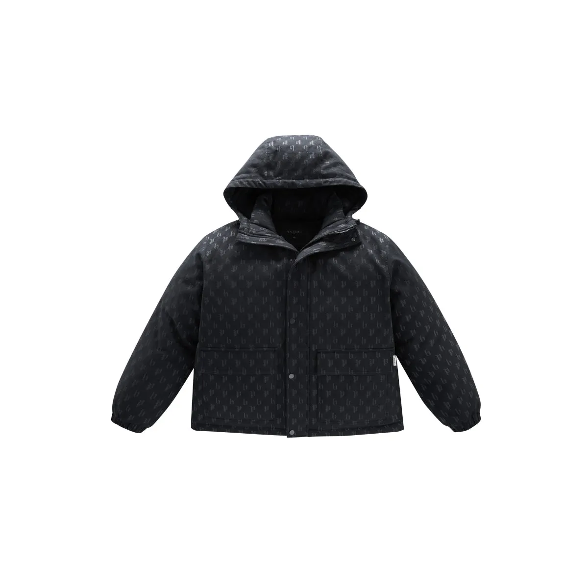 Men's Vintage Letter Jacquard Puffer Jacket sold by PEACEBIRD