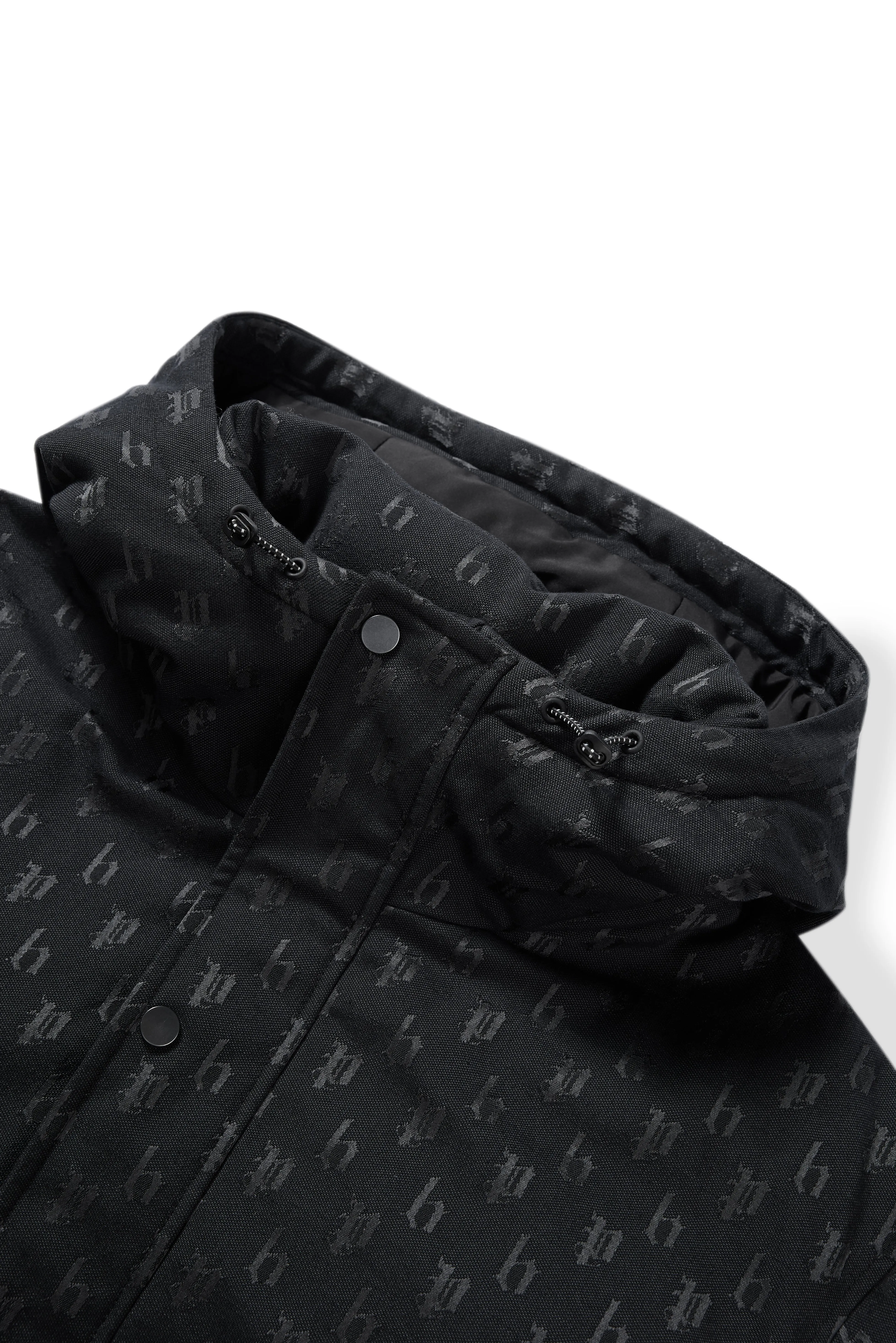 Men's Vintage Letter Jacquard Puffer Jacket sold by PEACEBIRD product image thumbnail 4