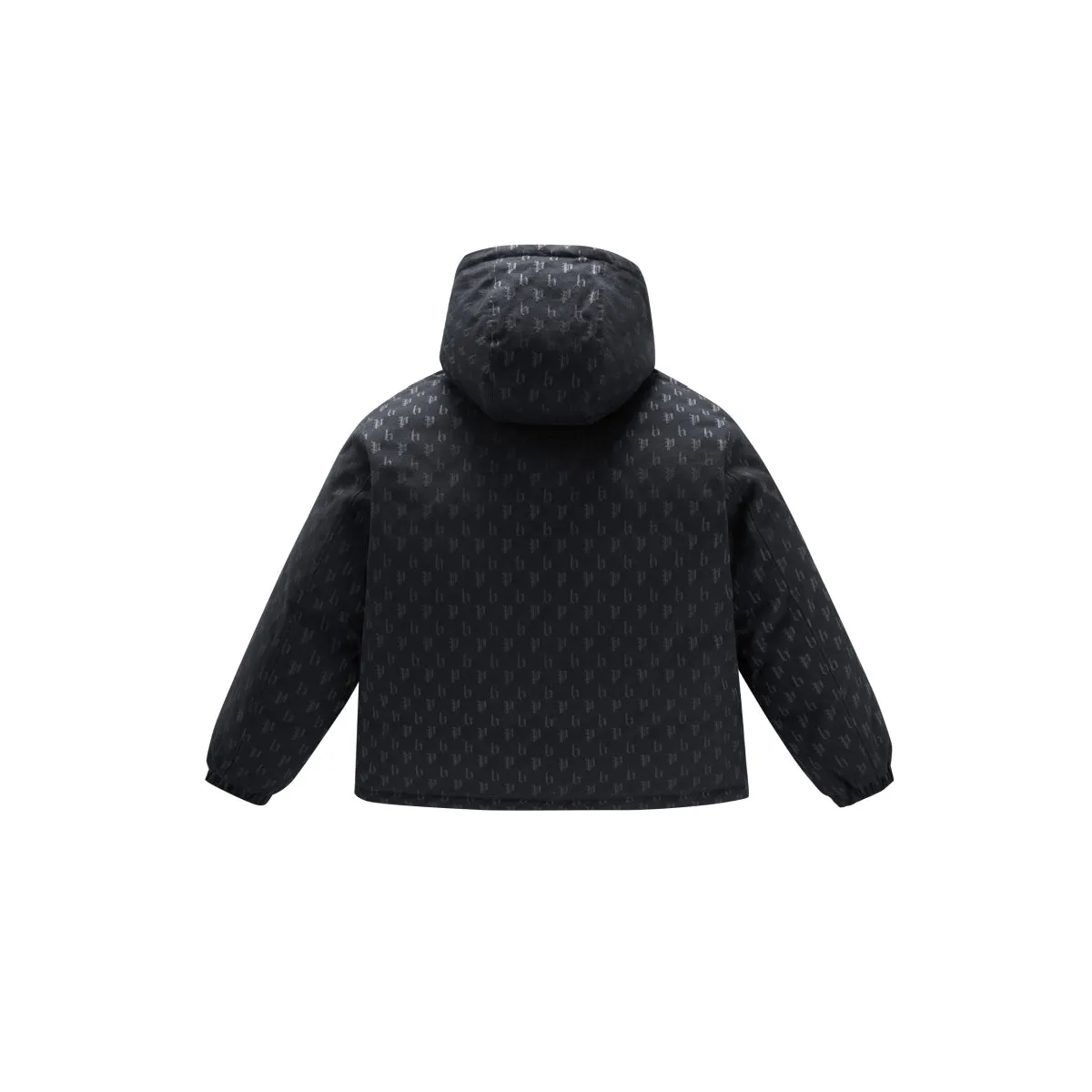 Men's Vintage Letter Jacquard Puffer Jacket sold by PEACEBIRD product image thumbnail 3