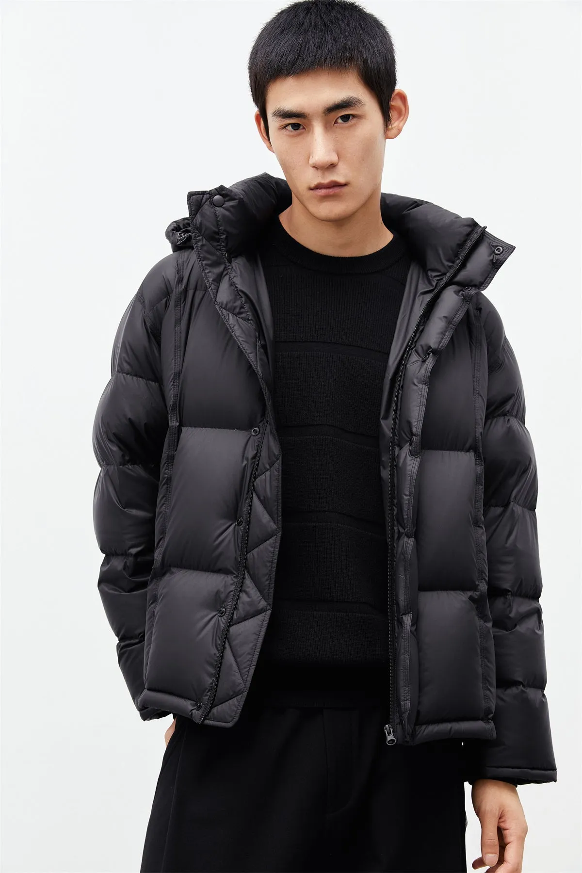 Men's Waterproof 95% Down Puffer Jacket sold by PEACEBIRD product image thumbnail 2