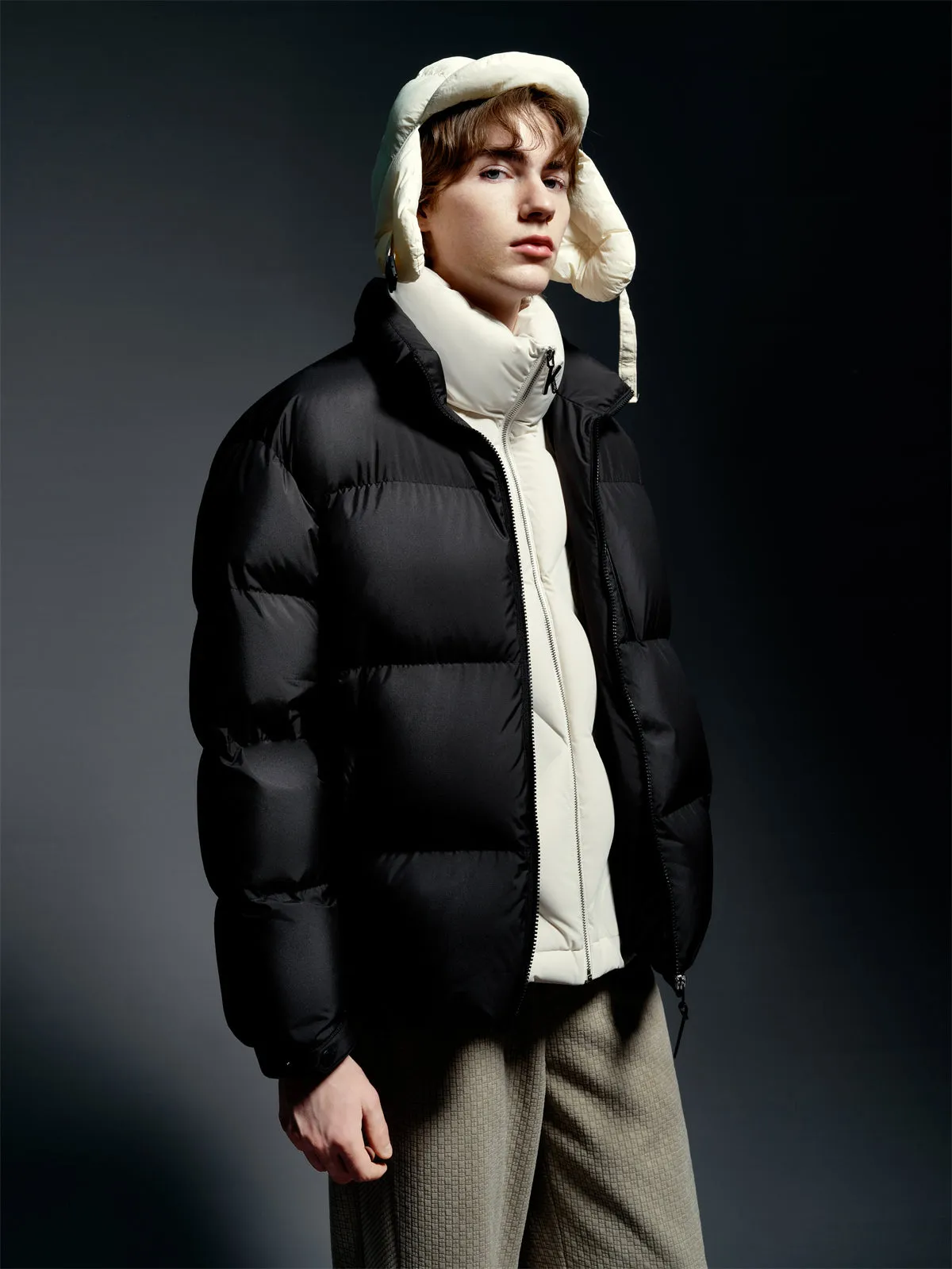 Men's Goose Down Puffer Jacket sold by PEACEBIRD product image thumbnail 2