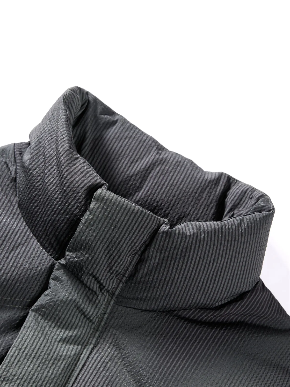 Men's Gradient Pattern Puffer Jacket sold by PEACEBIRD product image thumbnail 3