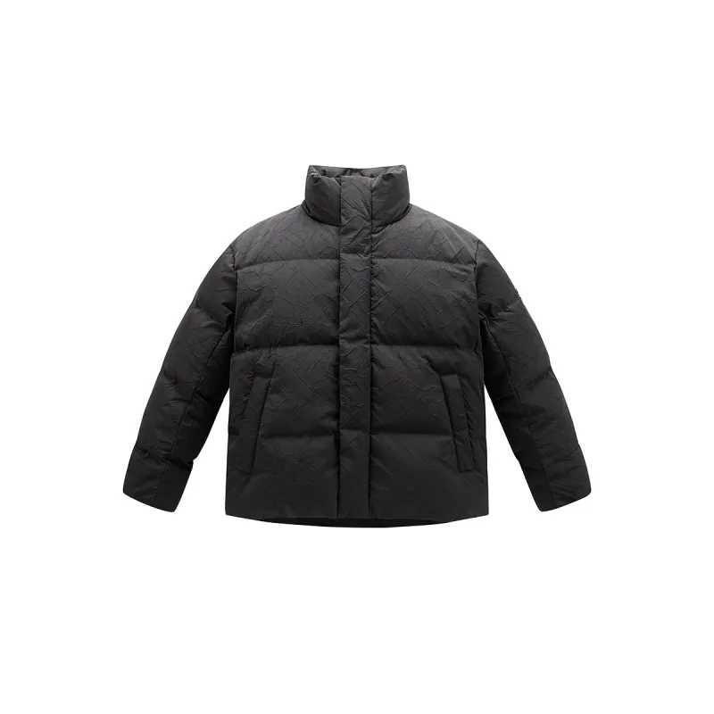 Men's Embossed Puffer Jacket sold by PEACEBIRD
