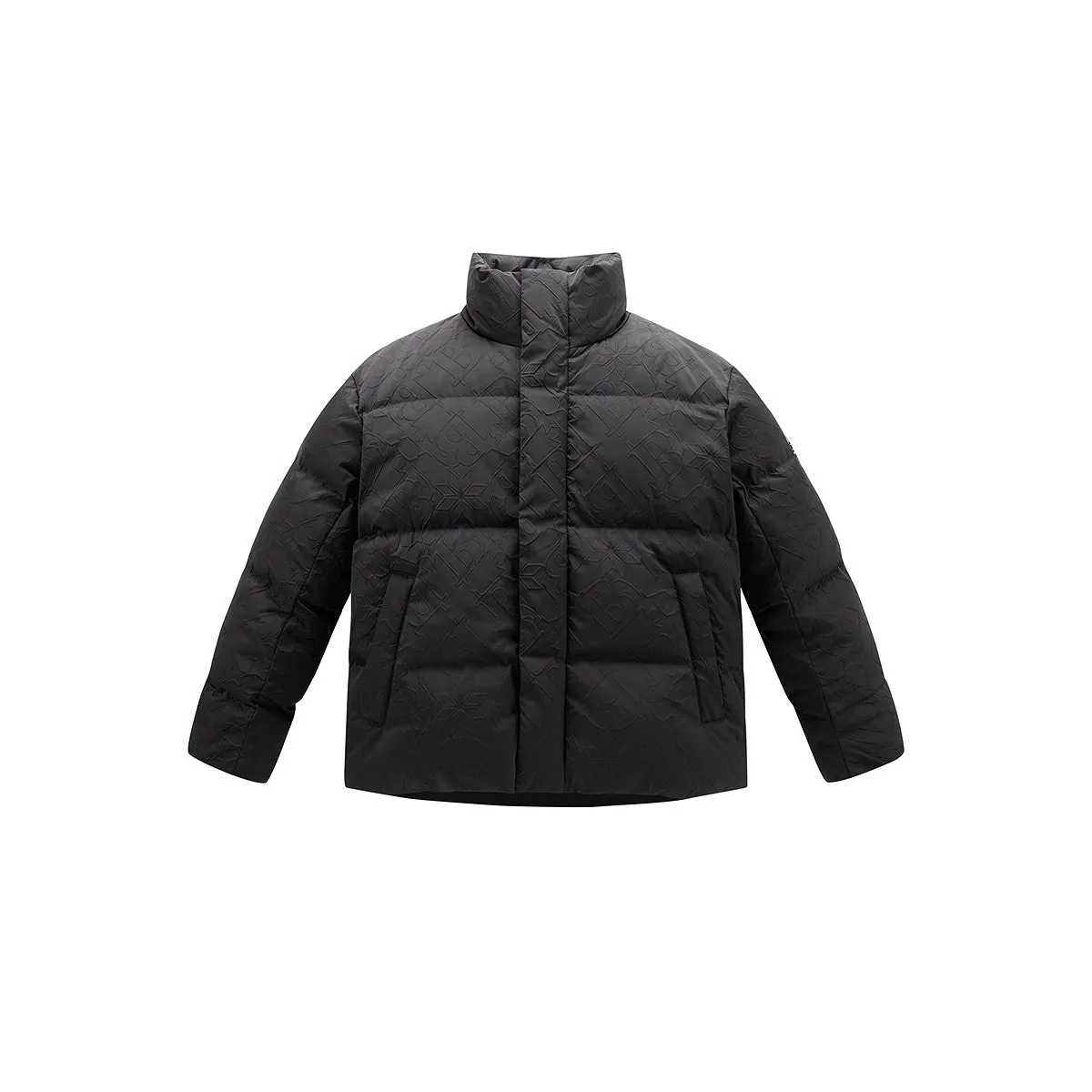 Men's Embossed Puffer Jacket sold by PEACEBIRD