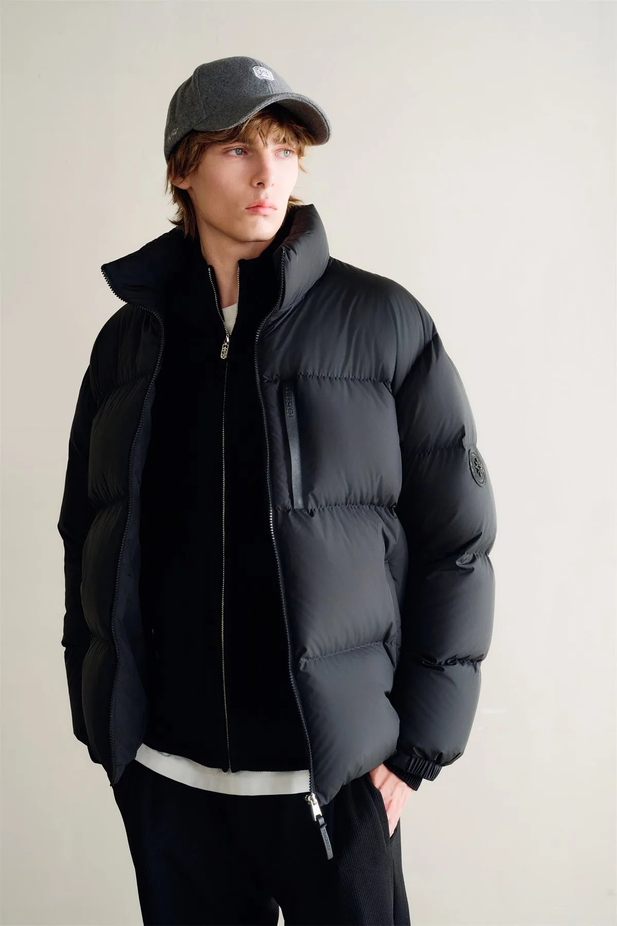 Men's Goose Down Puffer Jacket sold by PEACEBIRD product image thumbnail 2