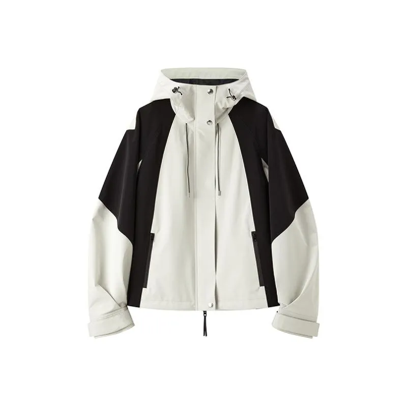 Women's Contrast Color 3 in 1 Jacket sold by PEACEBIRD