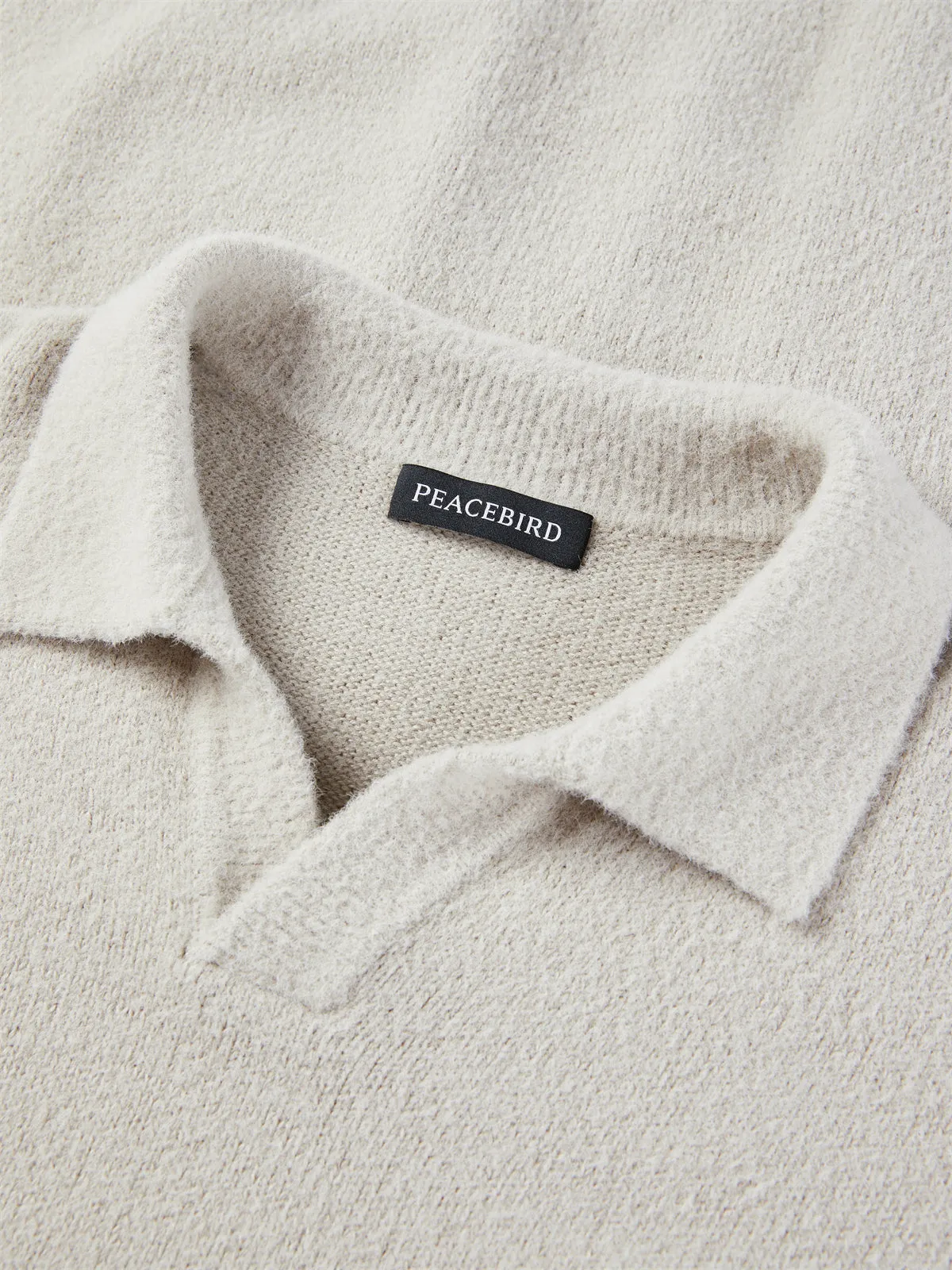 Men's Embroidered Knit Pullover sold by PEACEBIRD product image thumbnail 4