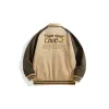 Men's Vintage Contrast Color Embroidery Jacket sold by PEACEBIRD