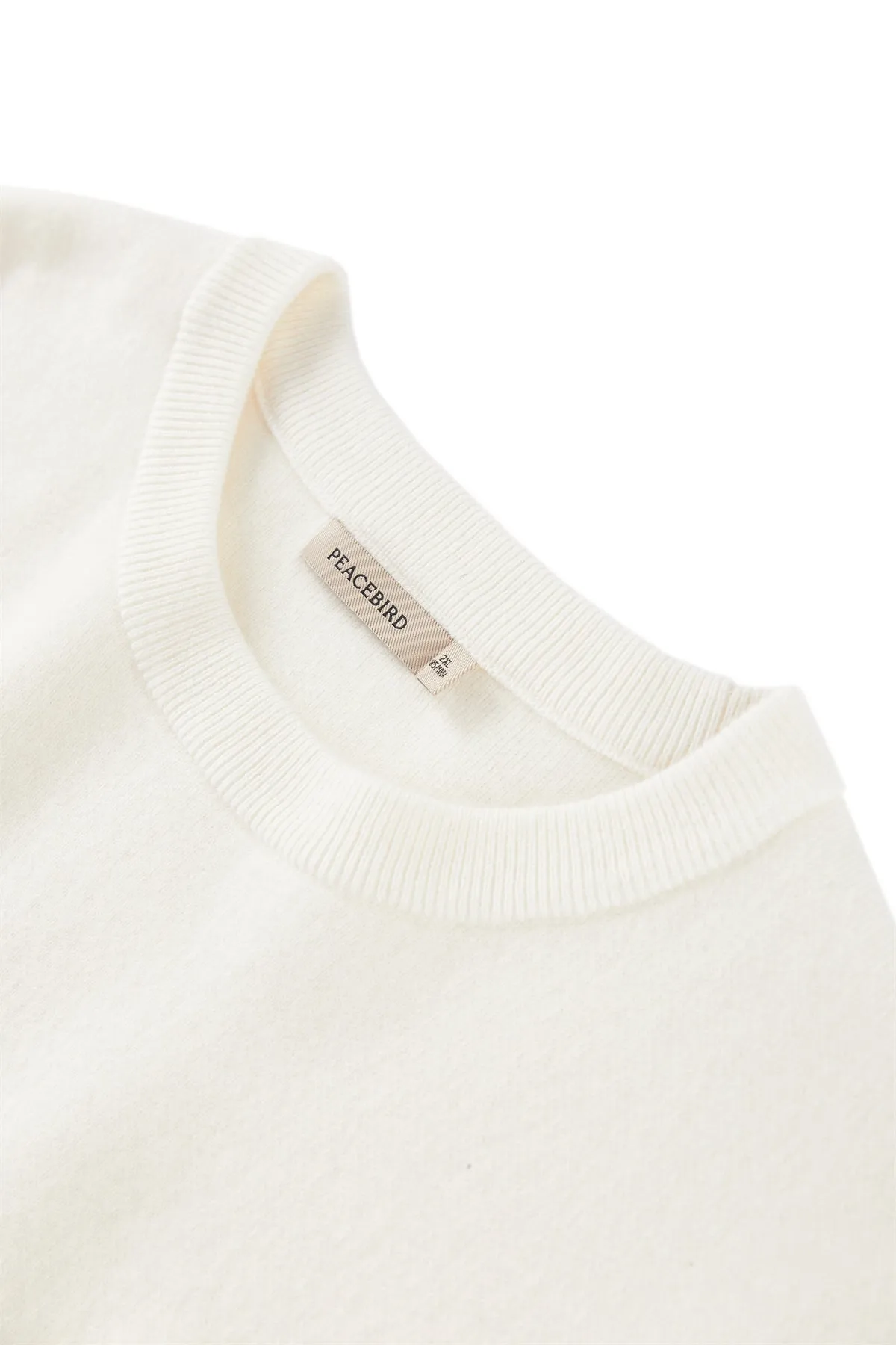 Men's Striped Jacquard Pullover With Cashmere sold by PEACEBIRD product image thumbnail 4