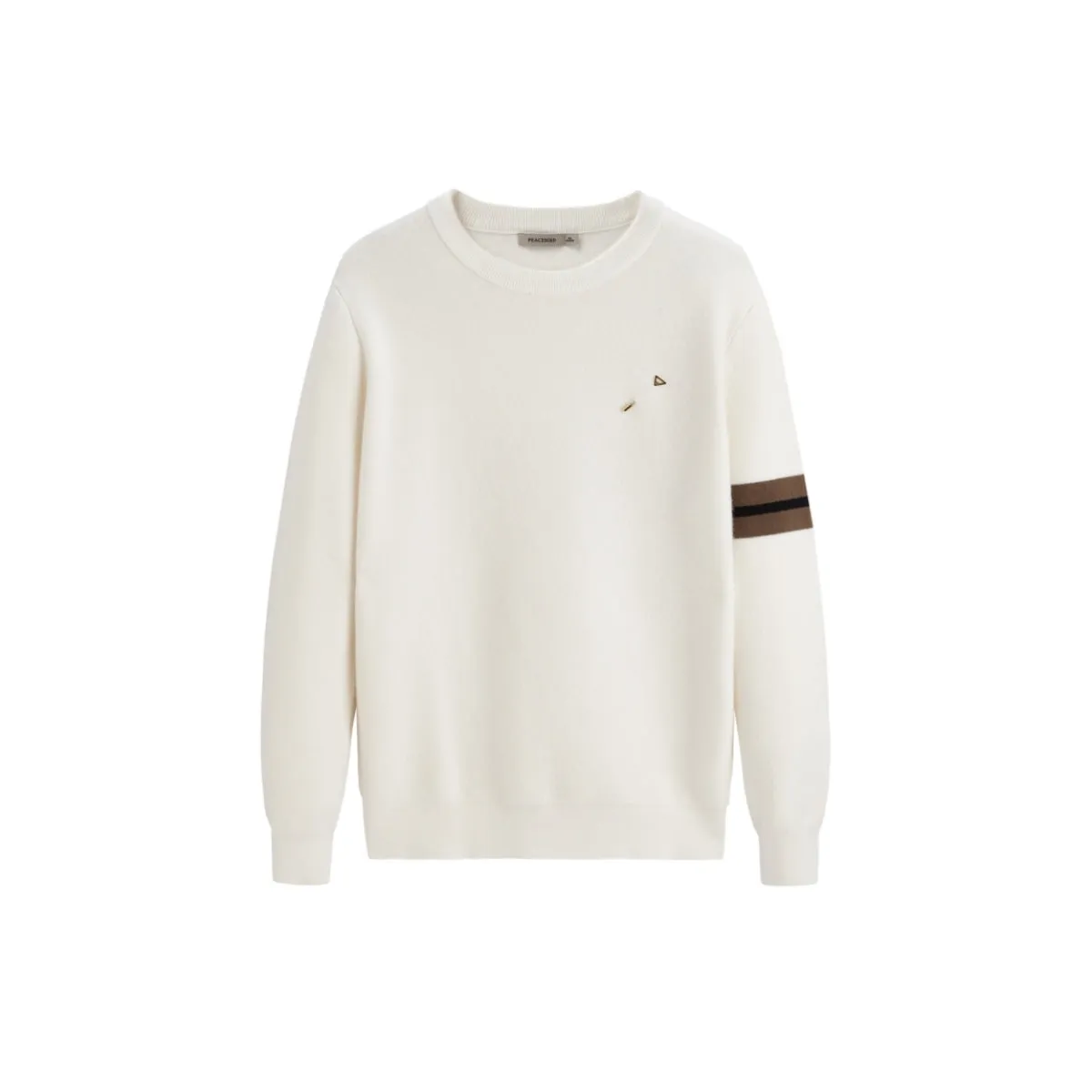 Men's Striped Jacquard Pullover With Cashmere sold by PEACEBIRD
