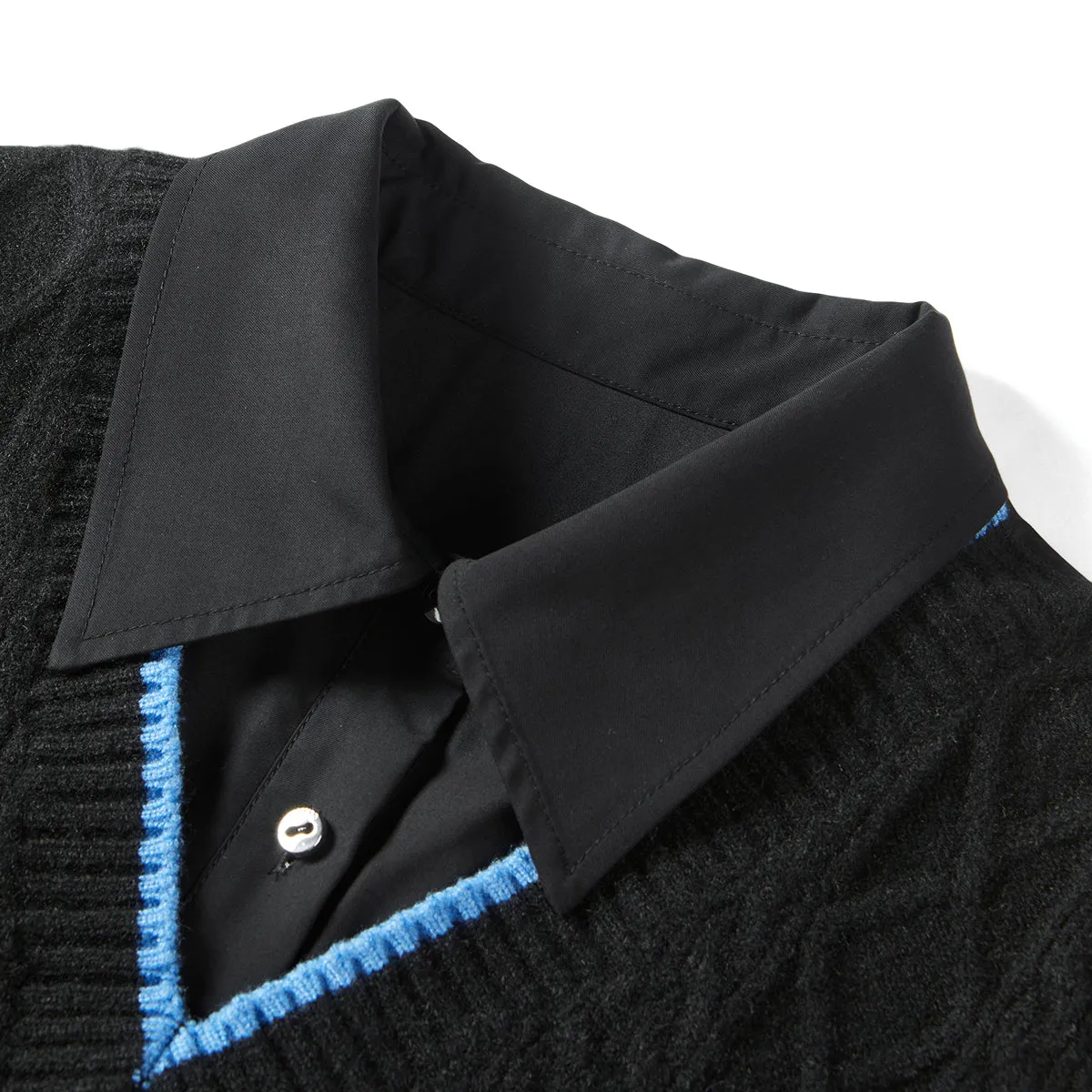 Women's 2-in-1 Spliced Knit Dress sold by PEACEBIRD product image thumbnail 3