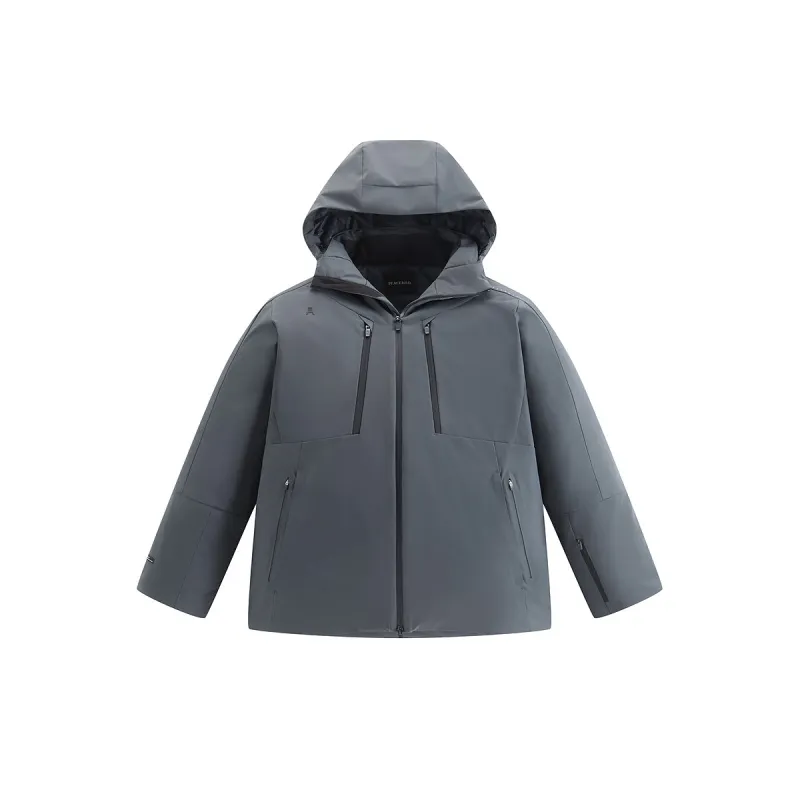 Men's Zippers Hooded Down Coat sold by PEACEBIRD