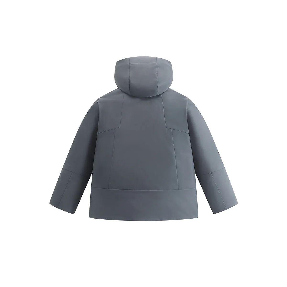 Men's Zippers Hooded Down Coat sold by PEACEBIRD product image thumbnail 2