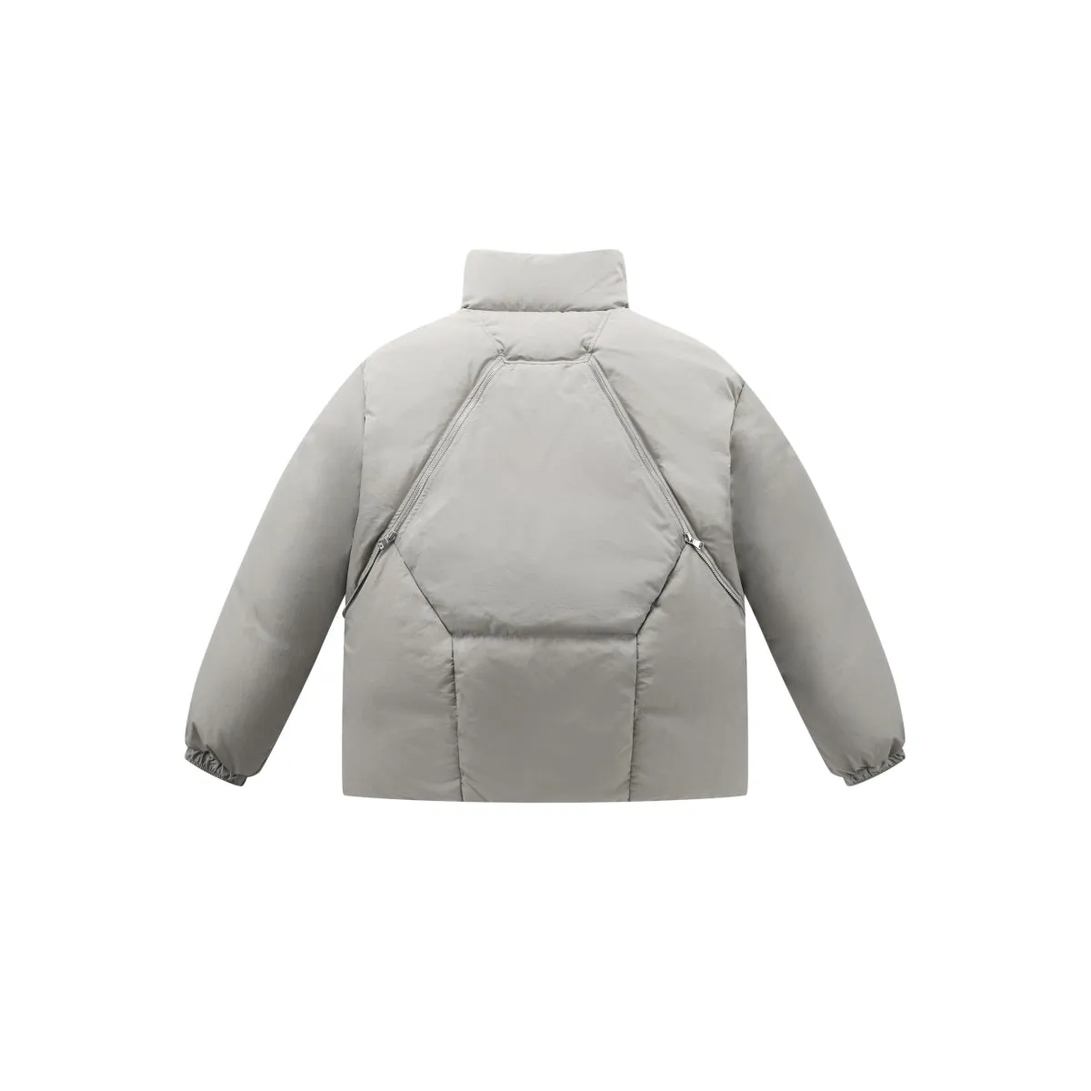 Men's Zipper Puff Jacket sold by PEACEBIRD product image thumbnail 3