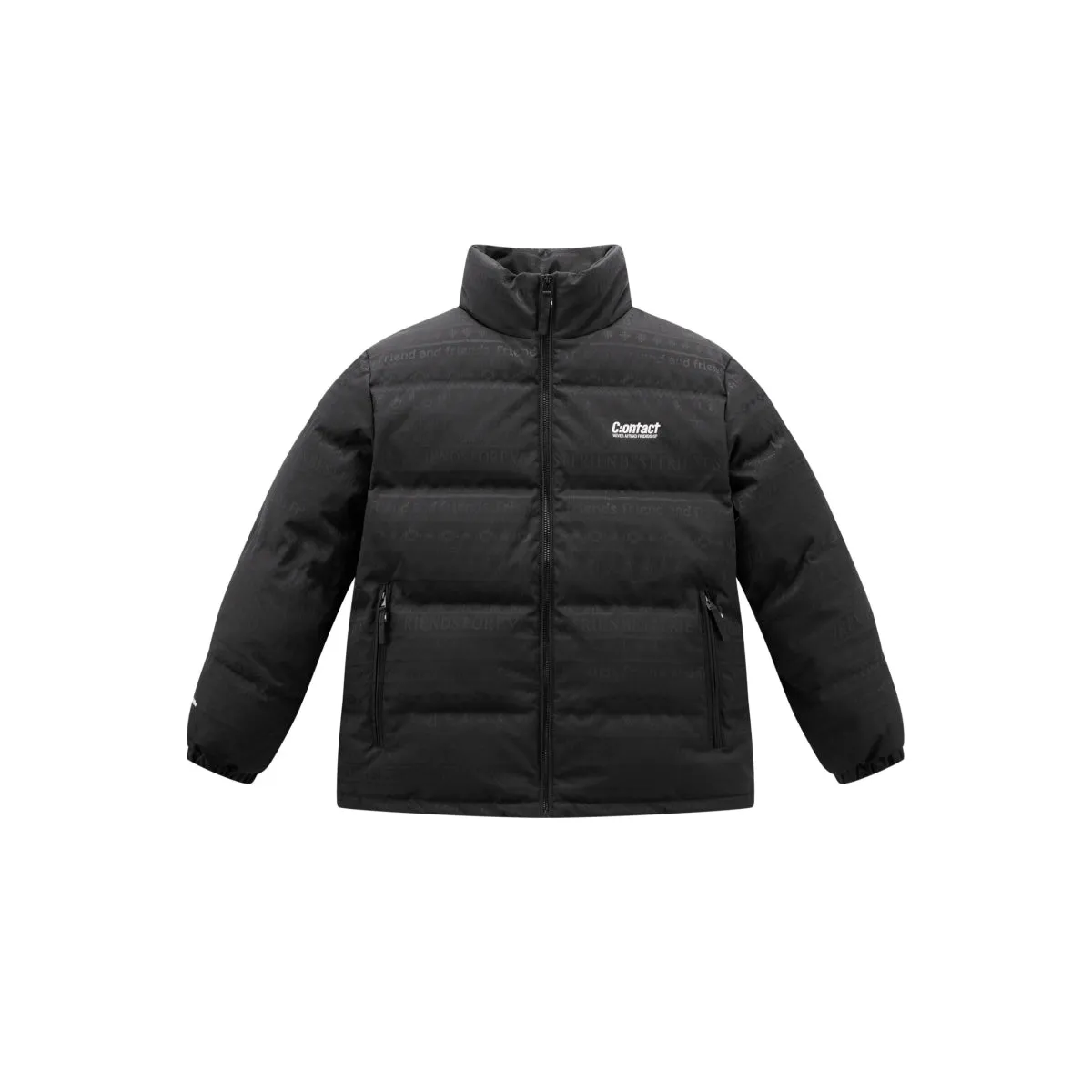 Men's Jacquard Puffer Jacket sold by PEACEBIRD