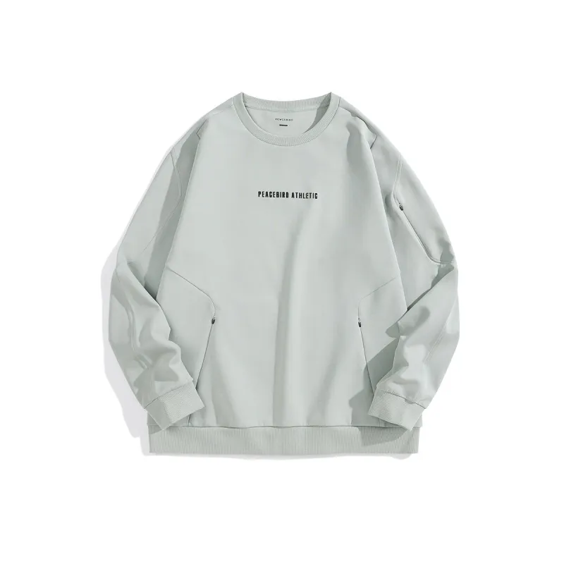 Men's Deconstructed Pocket Sweatshirt sold by PEACEBIRD