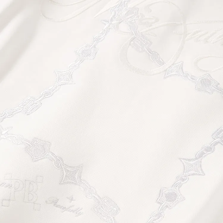 Men's Graphic Embroidered Sweatshirt sold by PEACEBIRD product image thumbnail 5