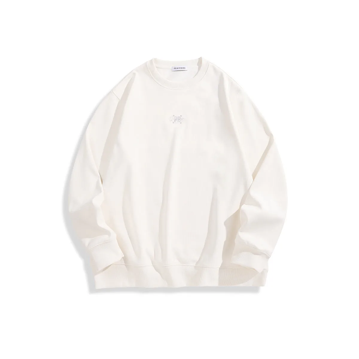 Men's Graphic Embroidered Sweatshirt sold by PEACEBIRD product image thumbnail 2