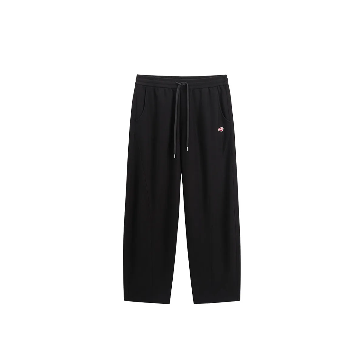 Men's Black Textured Wide Leg Pants sold by PEACEBIRD