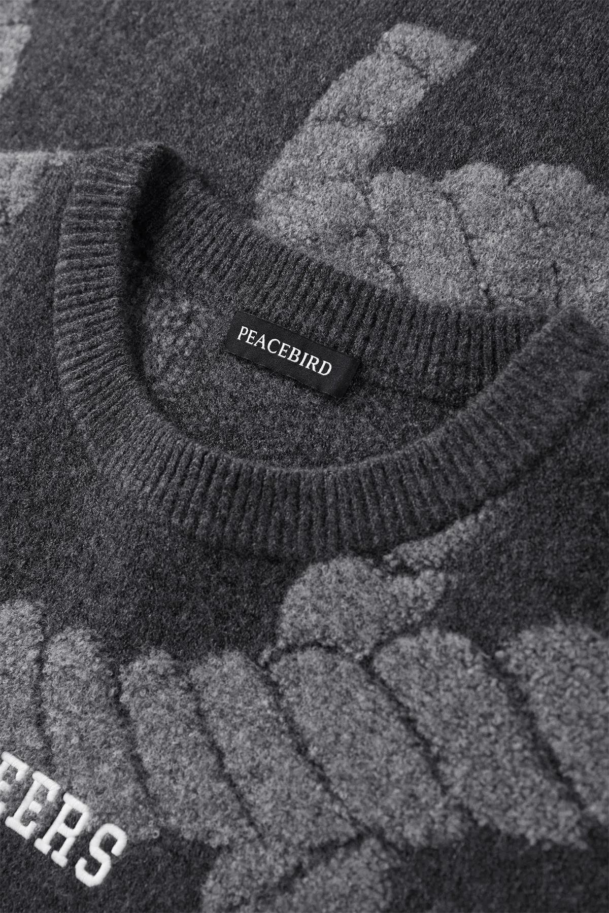 Men's Patterned Jacquard Sweatshirt sold by PEACEBIRD product image thumbnail 4