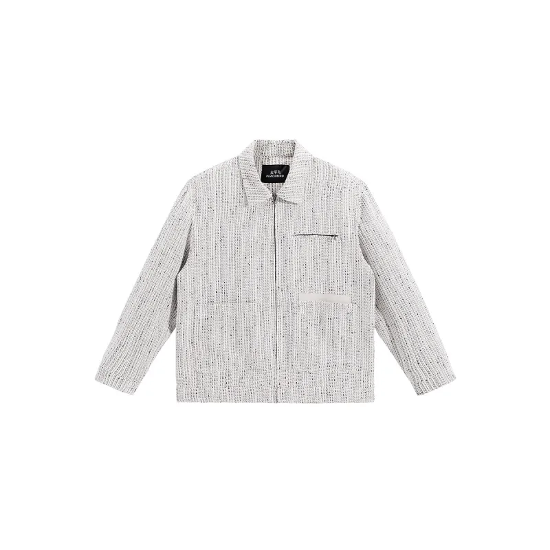 Men's Tweed Texture Jacket sold by PEACEBIRD