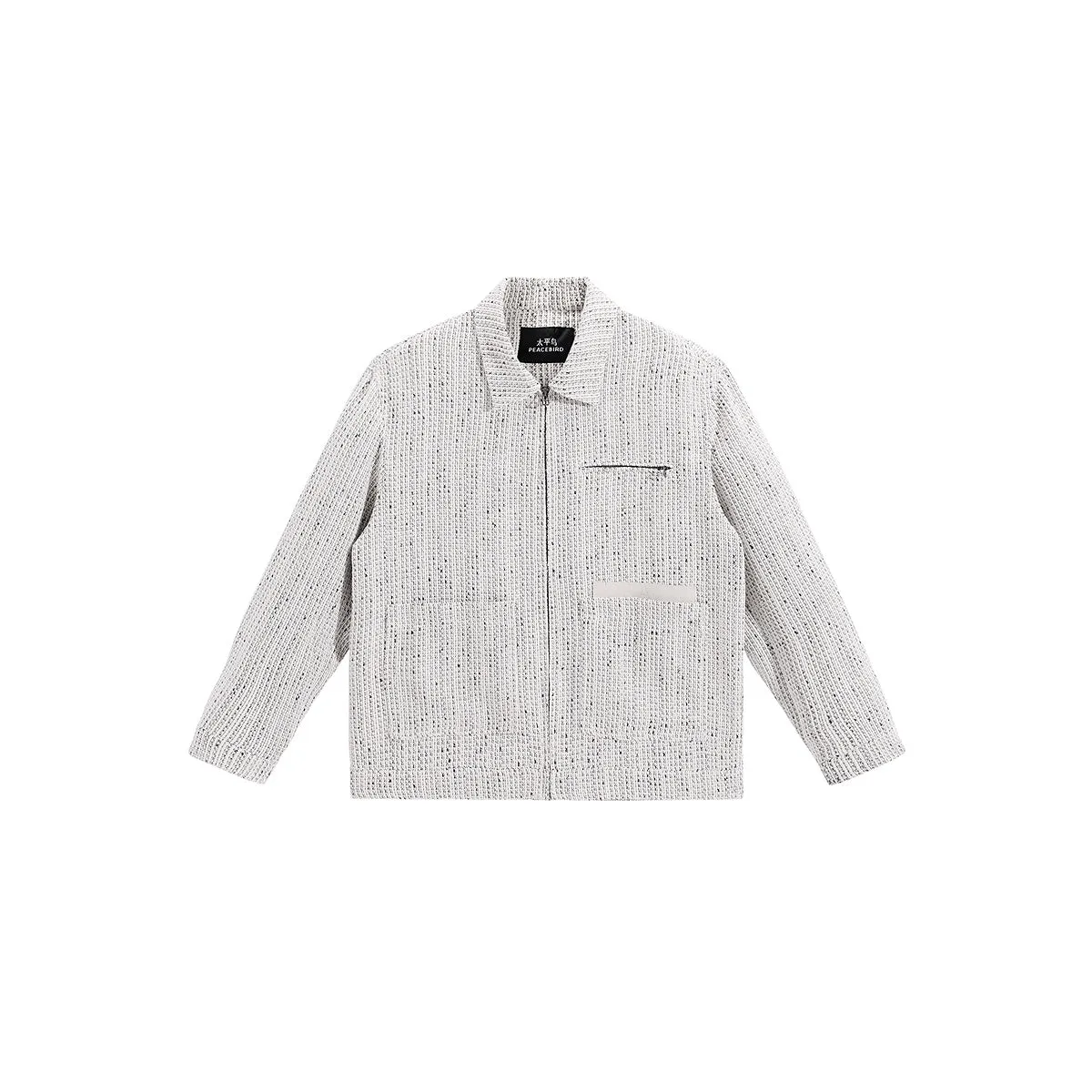 Men's Tweed Texture Jacket sold by PEACEBIRD