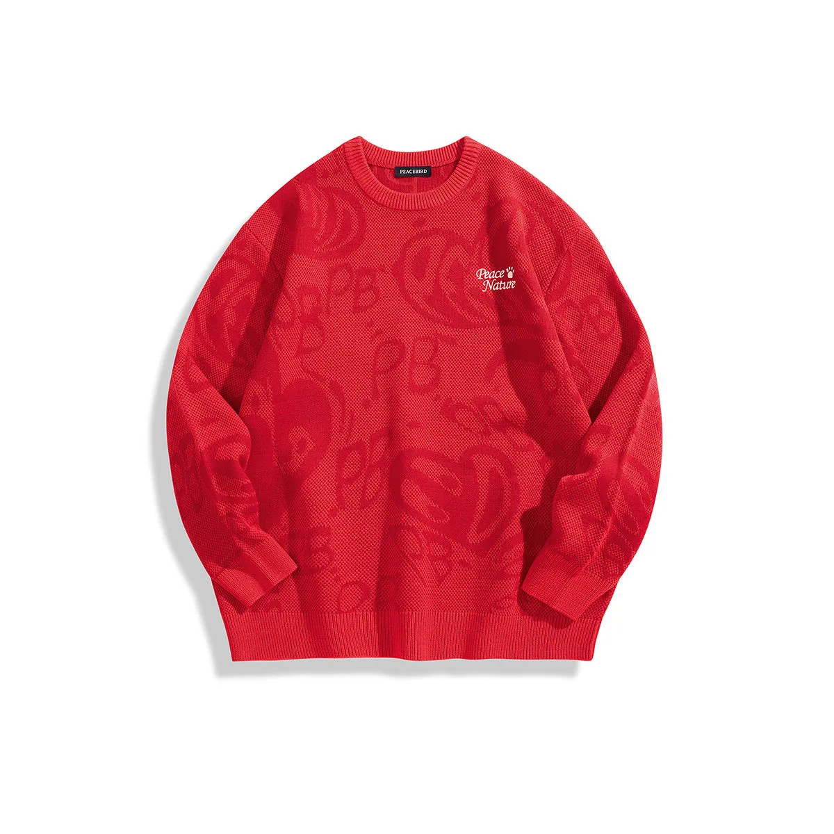 Men's Pattern Jacquard Pullover sold by PEACEBIRD