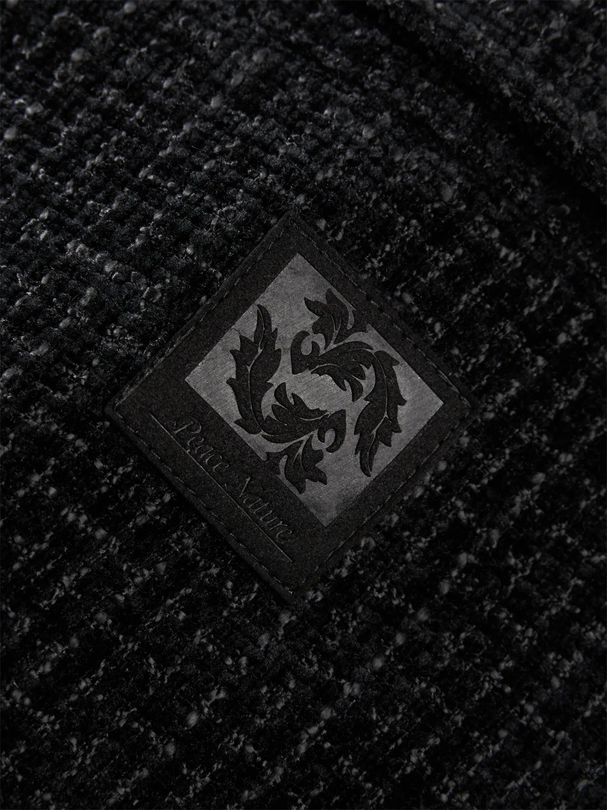 Men's Black Tweed Textured Shirt sold by PEACEBIRD product image thumbnail 4