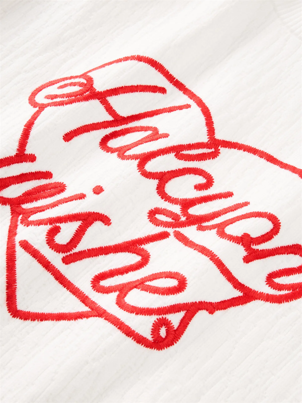 Men's Embroideried Textured Sweater sold by PEACEBIRD product image thumbnail 5