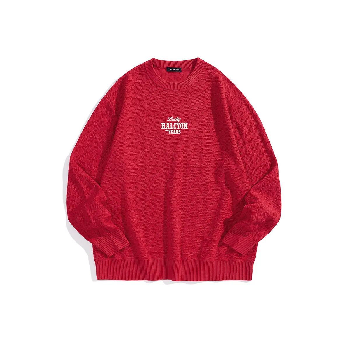 Men's Patterned Jacquard Sweater sold by PEACEBIRD