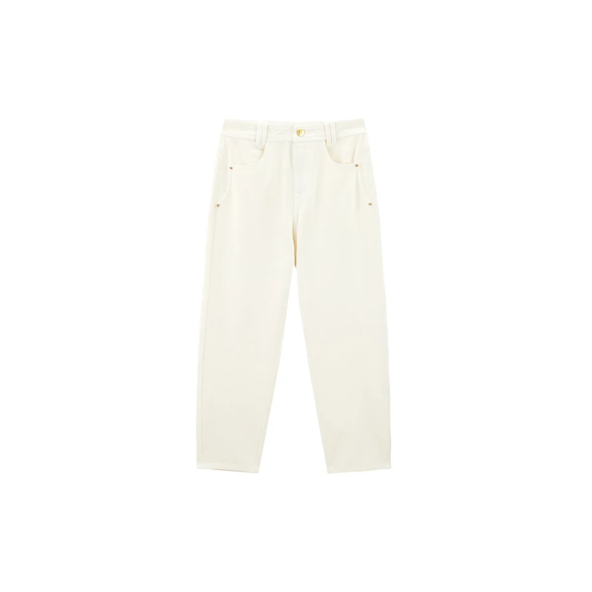 Women's High Waist Tapered Pants sold by PEACEBIRD product image thumbnail 2