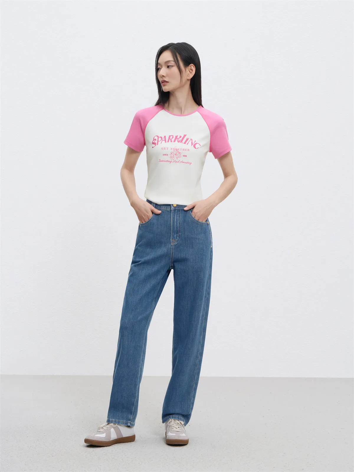 Women's High Waist Tapered Pants sold by PEACEBIRD product image thumbnail 3
