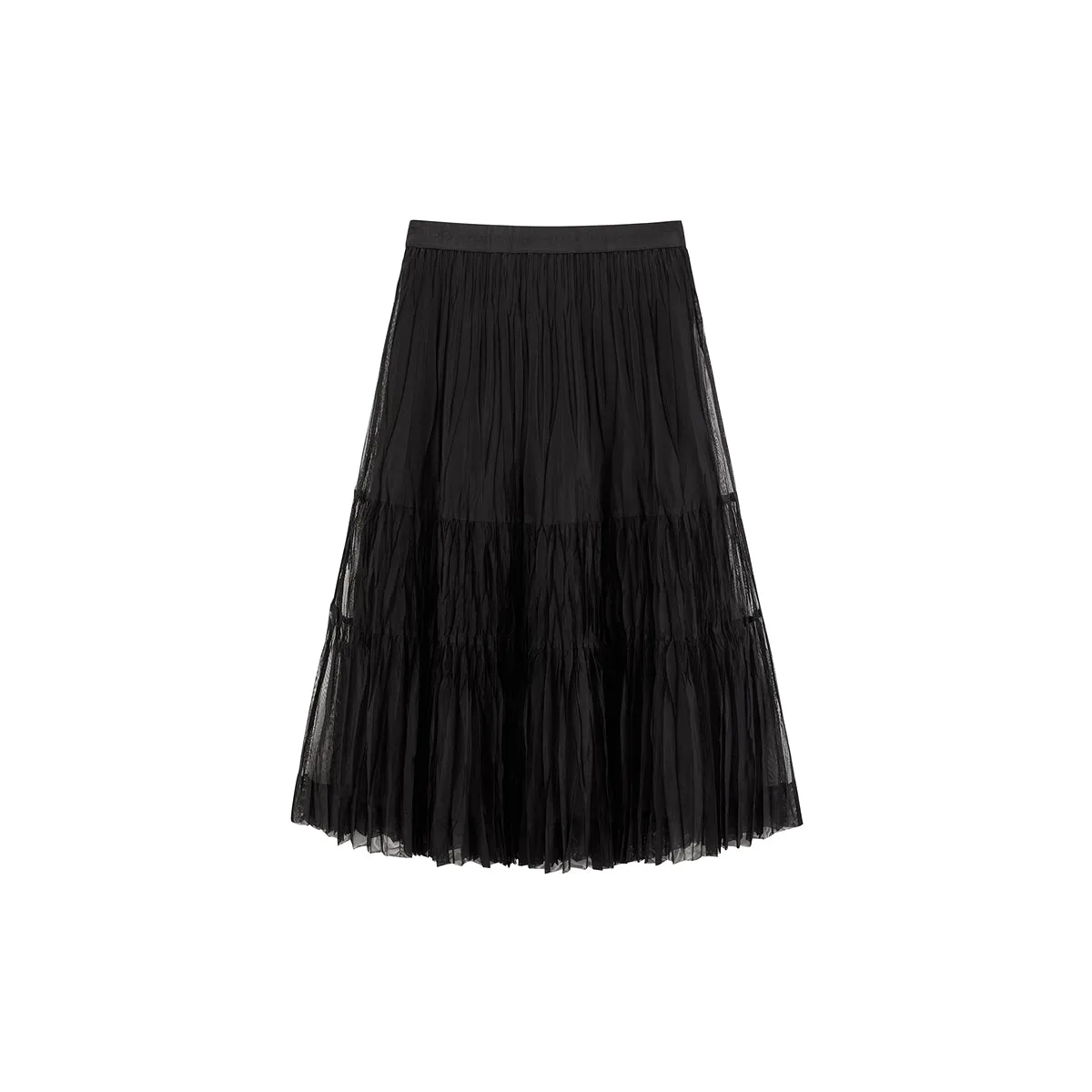 Women's Mesh A Line Skirt sold by PEACEBIRD product image thumbnail 3