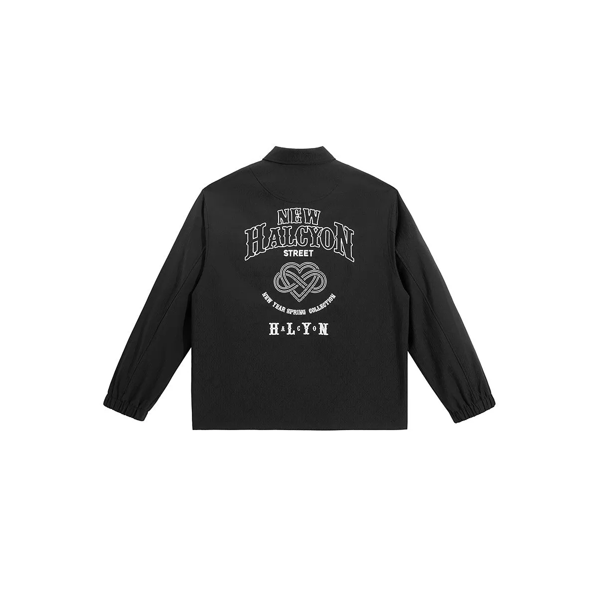 Men's Embroidered Textured Jacket sold by PEACEBIRD product image thumbnail 2