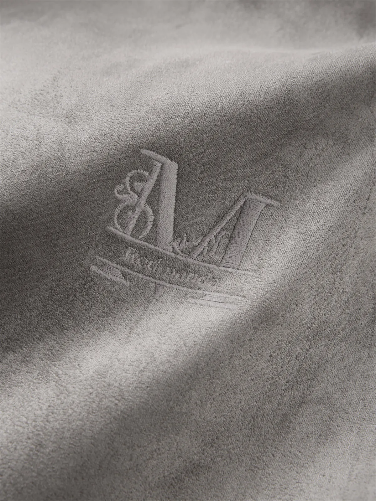 Men's Faux Suede Fabric Bomber Jacket sold by PEACEBIRD product image thumbnail 4