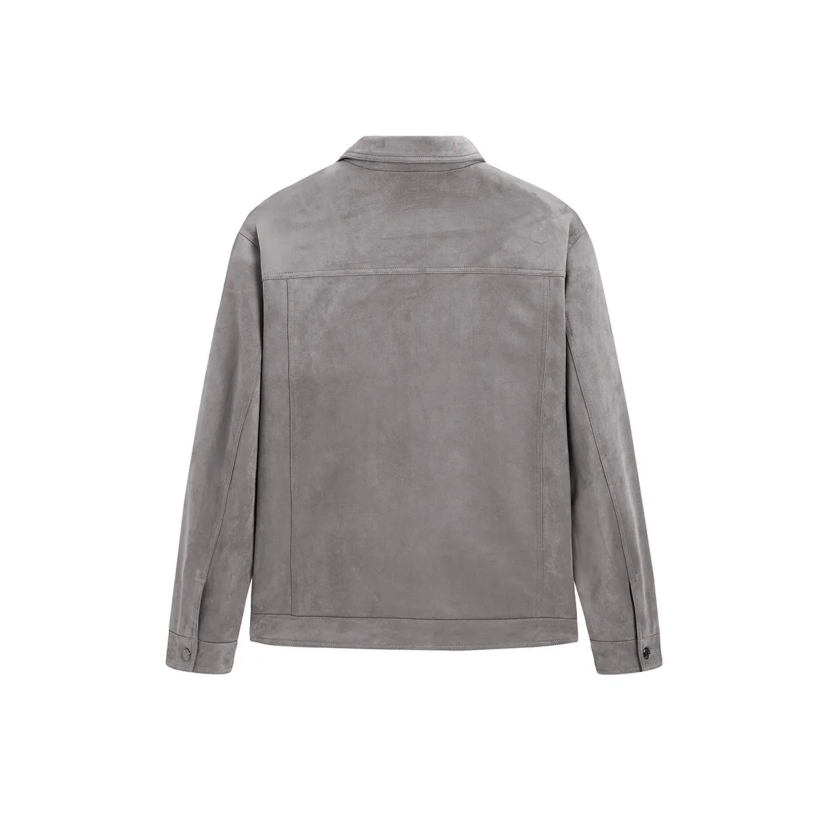 Men's Faux Suede Commuter Jacket sold by PEACEBIRD product image thumbnail 2