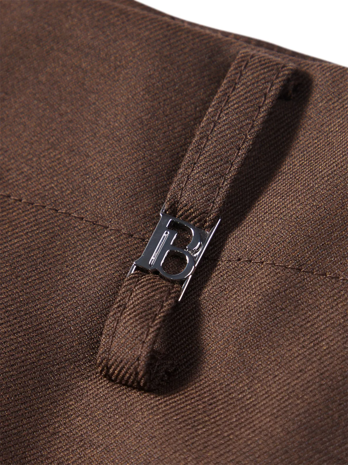 Women's Short Asymmetrical Skirt with Belt sold by PEACEBIRD product image thumbnail 5